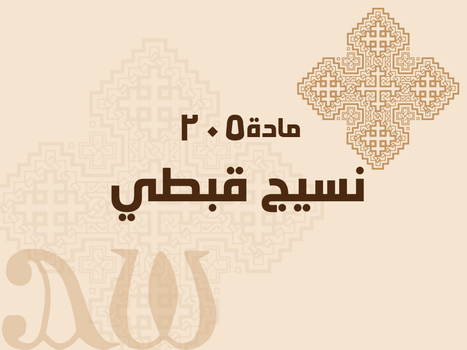 205 نسيج قبطي